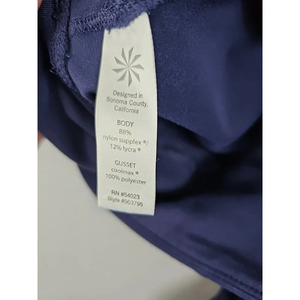 Athleta Revelation Leg Yoga Pants‎ Size Small Blue Bootcut Stretch 903795